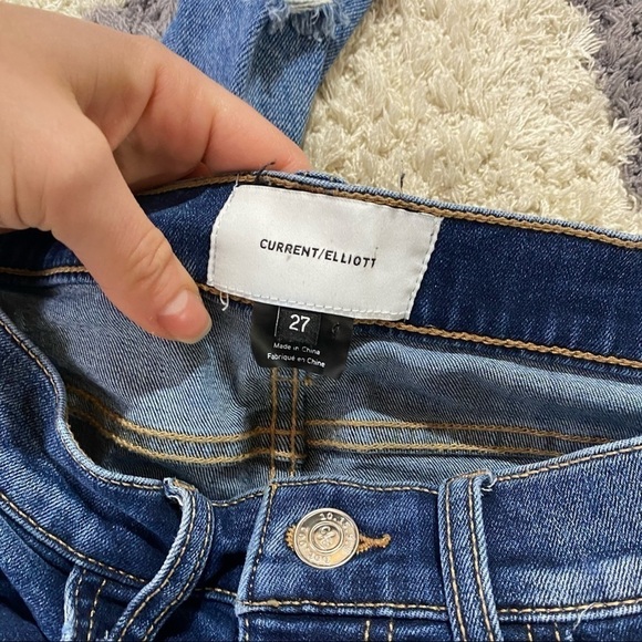 Current/ Elliott The Original Boyfriend Crop Jeans - Picture 10 of 15
